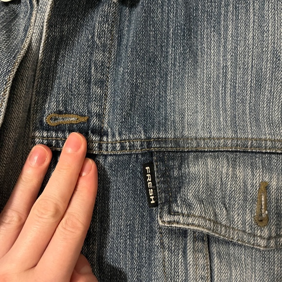 Vintage Oversized Blue Denim Jacket from Madrid Women’s - Picture 4 of 7